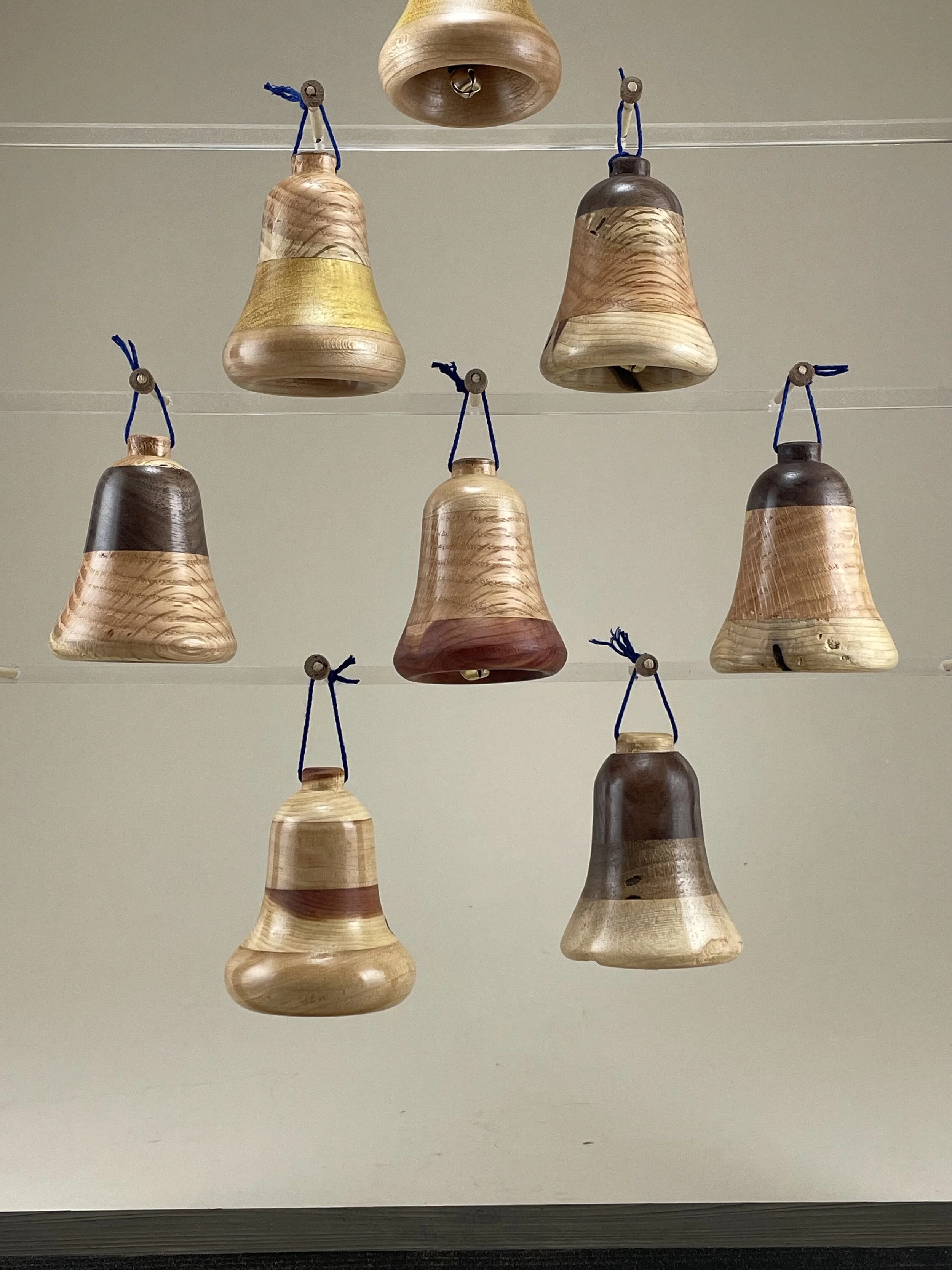 Wooden bell tree ornament — fairTURN Studio